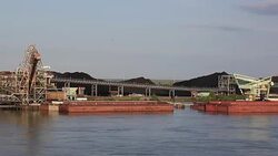 COAL TERMINAL Stock Footage