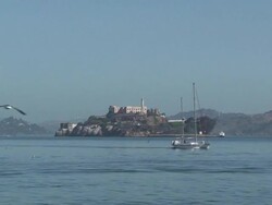 Alcatraz Island - San Francsico, California Stock Footage