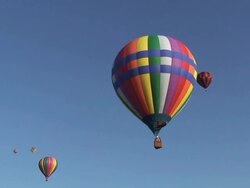 Hot Air balloons Stock Footage