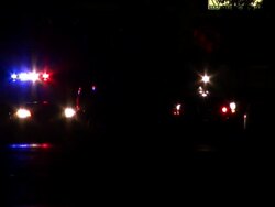 Police car Stock Footage