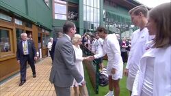 Duchess of Cornwall At Wimbledon Tennis Club News Clip