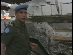 Bosnia - Ganic Praises NATO For Airstrike Instructional Video