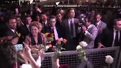 CLEAN : Pro Rousseff supporters demonstrate in Brasilia News Clip