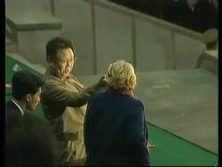 US: Korea: South Korean President Kim Dae-jung in Washington for talks News Clip