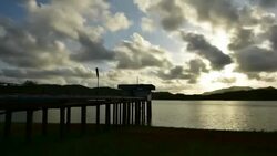 Sunset on Lake Stock Footage