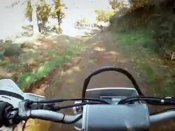 Enduro Motorcycle Offroad Video Stock Footage