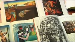 Wild surreal paintings in Hollywood Instructional Video