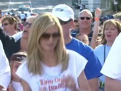 Heidi Klum at the Heidi Klum & Jamie Lee Curtis Join Children's Hospital Los Angeles For 5K Walk Street Party & Lighting Ceremony at Los Angeles CA. (Footage by WireImage Video/GettyImages) Stock Footage