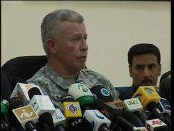 Presser by ISAF and US forces commander News Clip