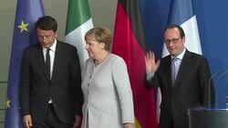 CLEAN : Germany, France, Italy vow new impulse for EU News Clip