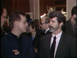 George Lucas Receives Jean Renoir Award Stock Footage