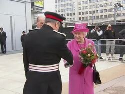 Queen Elizabeth visits Rambert Dance Company News Clip