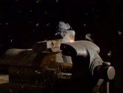 Bulb in exploding vise Stock Footage