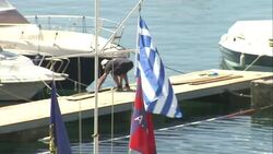 Tourist scenes on Corfu News Clip