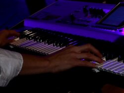 HD: Playing A Synthesizer Stock Footage