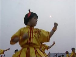 WRAP Sports displays in Tiananmen Sq; haze and humidity ADDS more News Clip