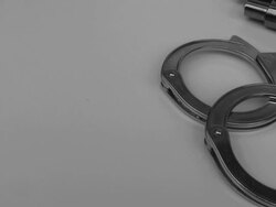 Handcuff & Weapon Stock Footage