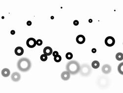 SNOWFALL : white back (LOOP) Stock Footage