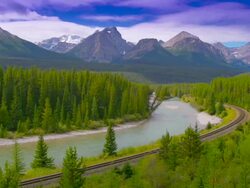 HD TIME LAPSE:  Scenic Railway Stock Footage