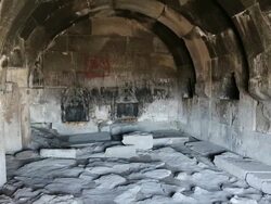 Selim Caravanserai, interior view of the building Stock Footage