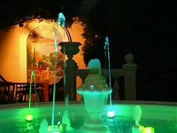 fountain in the palace Stock Footage