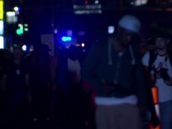 Clashes between protesters and police continue in Ferguson News Clip