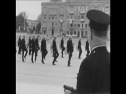 CAN103 POLICE IN MALTA PRACTICE THEIR RIOT TRAINING Instructional Video