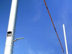 HD Male pole-vaulter passing the bar Stock Footage