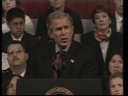 Bush speech on Iraqi weapons of mass destruction Instructional Video