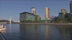 MediaCityUK is a 200-acre mixed-use property development site on the banks of the Manchester Ship Canal in Salford and Trafford, Greater Manchester, England. News Clip