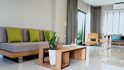 Interior design of Living & Dining room Stock Footage