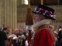 The Queen Hands out Maundy Money in York News Clip