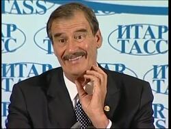 Fox continues visit, presser News Clip