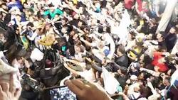 CLEAN : Aecio Neves welcomed as a heroe in Belo Horizonte News Clip