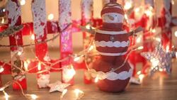 happy snowman Stock Footage