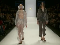 Baltic Fashion Catwalk: Mercedes-Benz Fashion Week Berlin: Autumn/Winter 2012 Stock Footage
