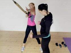 fitness personal trainer Stock Footage