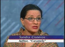 Sandra Cisneros (Author Interview) (October 15, 2002)  News Clip