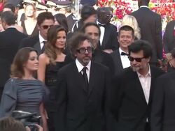 Alberto Barbera, Shekhar Kapur, Giovanna Mezzogiorno, Tim Burton, Victor Erice, Alexandre Desplat and Kate Beckinsale at the Closing Night/The Tree Red Carpet: Cannes Film Festival 2010 at Cannes . (Footage by WireImage Video/GettyImages) Stock Footage
