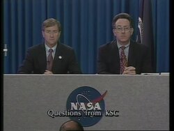 USA: NASA MIR SPACE STATION STEERING SYSTEM PRESS CONFERENCE News Clip