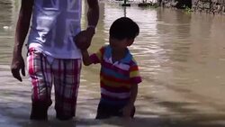 CLEAN : Santa absent this year in typhoon hit Philippines News Clip