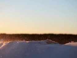 Snow Drift Stock Footage