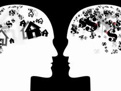 BRAINS : exited bargaining, dollar - home (LOOP) Stock Footage