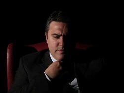 Businessman and Stress Stock Footage