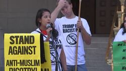 Protesters Gather at Trump's Newest DC Hotel News Clip
