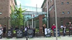 CLEAN : People in The Hague pay tribute to China's Liu Xiaobo News Clip