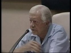 Former president gives presser before leaving News Clip