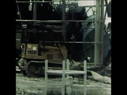 SYND 29 12 77 GRAIN SILO EXPLOSION IN GALVESTON, TEXAS News Clip