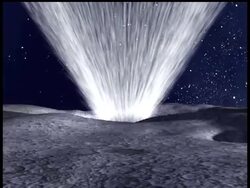 NASA smacked two spacecraft into the lunar south pole on Friday morning in a search for hidden ice. But the big live public splash people anticipated didn't quite happen. News Clip