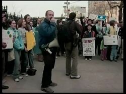 Protesters hold protest rally outside Chinese Mission to the UN News Clip
